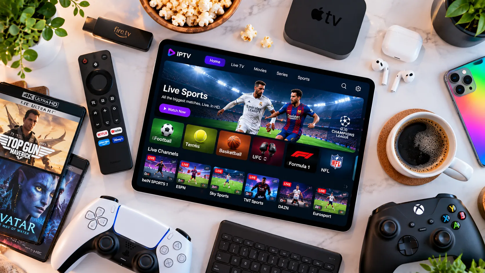 Gesetzesbuch mit Streaming-Symbol — IPTV-Rechtslage Deutschland 2026